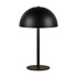 TRIO Mat crna LED stolna lampa s metalnim sjenilom (visina 21 cm) Munoz 