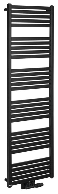 BRUCKNER Radijator GRUNT, 500 x 1610 mm, središnji priključak, crni mat