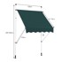 NORTHIX Podesiva tenda za balkon 150 cm, UV zaštita, zelena