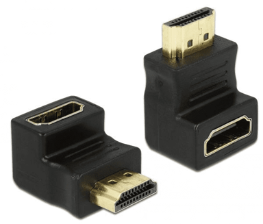 CABLETECH Adapter HDMI kutni 90°, crni