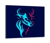 TMK Staklena zaštita za štednjak ili ploču za kuhanje 60x52, bik