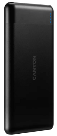 CANYON Prijenosna baterija PB-107, 10000 mAh, crna