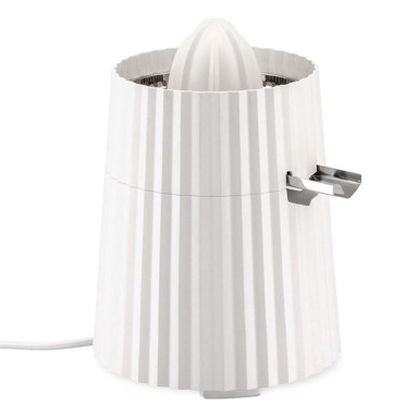 ALESSI Cjedilica za citruse Plissé, električna, bijela