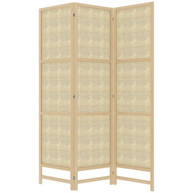 HOMESTAR Pregrada za sobu, 3 panela, 135x17x180 cm, prirodna