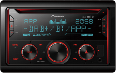 PIONEER FH-S820DAB – 2DIN CD radio s DAB, Bluetooth, Spotify, USB punjačem, podrškom za iPhone/Android, vanjski mikrofon, 3 pre-out izlaza, 13-band EQ