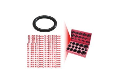 KS TOOLS Set o-prstenova, unutarnji fi 3-50 mm/R01-R32, 419 komada, 970.0130
