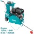 TOTAL benzinska podna pila za asfalt i beton TP1016-2EE, 9,6 kW, dubina reza 14 cm
