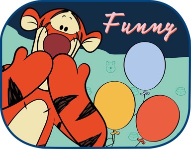 WINNIE THE POOH Zaštita od sunca za unutarnju stranu stakla 2 kom 44x35 cm