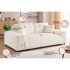 ROPEZ Krem sofa od samta 178 cm Justin, 178x108x79 cm