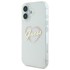 GUESS Prozirna Hardcase IML maskica u obliku srca za Apple iPhone 16