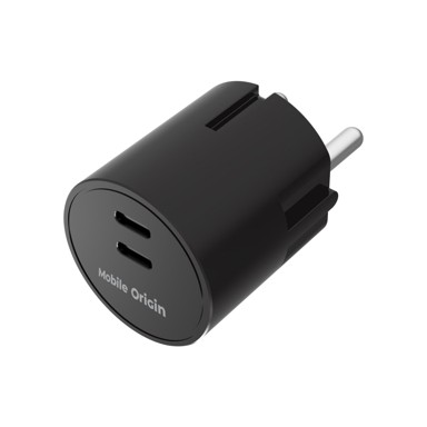 MOBILE ORIGIN Adapter PW33 30 W 2× USB-C, crni