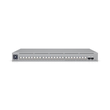 UBIQUITI Switch USW-Pro-Max-24-PoE, upravljivi L3, 2.5G Ethernet (100/1000/2500), Power over Ethernet (PoE), sivi
