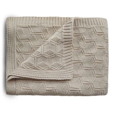 MUSHIE Dekica Honeycomb, bež