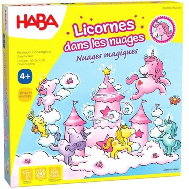 HABA Društvena igra Unicorn Glitterluck Cloud Stacking