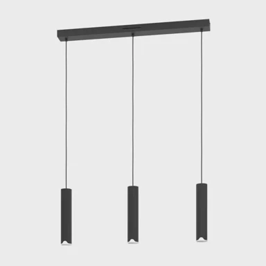EGLO Visilica Balamorta-z 3xLED 3,7W RGB, crno/bijela