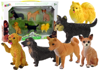 Set od 6 figura: čistokrvni psi Famous Dog of the World