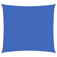 Jedro za zaštitu od sunca 160 g/m² kvadratno plavo 4 x 4 m HDPE