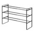 YAMAZAKI Crna podesiva polica za cipele s 3 etaže Maebashi