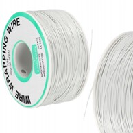 ROSFIX Niskonaponski kabel Kynar, 0,25 mm, 200 m, AWG 30, PVC, 300 V, bijeli