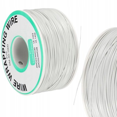 ROSFIX Niskonaponski kabel Kynar, 0,25 mm, 200 m, AWG 30, PVC, 300 V, bijeli