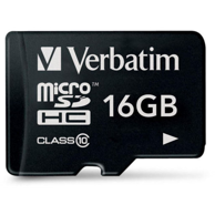 VERBATIM Memorijska kartica Premium, 16 GB, MicroSDHC, Class 10