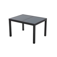 Metalni stol, aluminijski WIT, sivi 120/180X90X76 cm