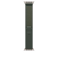 APPLE WATCH Narukvica 49mm Loop, Green Trail, S/M, Natural Titanium Finish