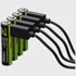 VERICO Baterija Loop Energy Micro AAA, Li-Ion, USB-C, 600 mAh, 4 kom