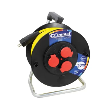 COMMEL 200-371 kabelska motalica na pvc bubnju 280 mm, monofazna, 16 a 230 v ~ 3500 w i
