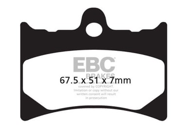 EBC Kočione pločice FA126, set za 1 disk