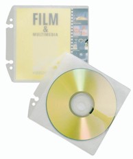 Uložne mape Easy za CD/DVD 10/1