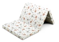 SENSILLO Sklopivi madrac s pamučnom navlakom 120x60cm kornjača