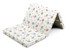SENSILLO Sklopivi madrac s pamučnom navlakom 120x60cm kornjača
