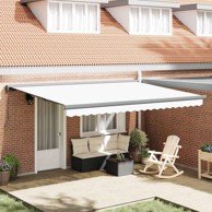 Tenda, 4 x 3 m, platno i aluminij, bijela