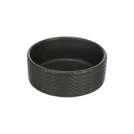 TRIXIE Posuda za pse keramička 1,6 l/fi-20 cm crna mat