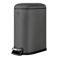 METTE DITMER DENMARK Tamno siva metalna kanta za smeće s pedalom 10 l Walther 