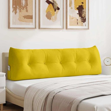 Jastuk za leđa, žuti, 160 x 50 cm