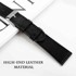 B-STRAP Leather Italy remen za Xiaomi Amazfit GTR Mini, black