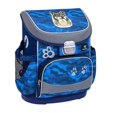 BELMIL Torba, školska, Mini-fit Vuk alfa, 405-33/AG/PC-17