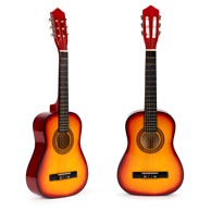 ECOTOYS Dječja drvena gitara sa 6 žica