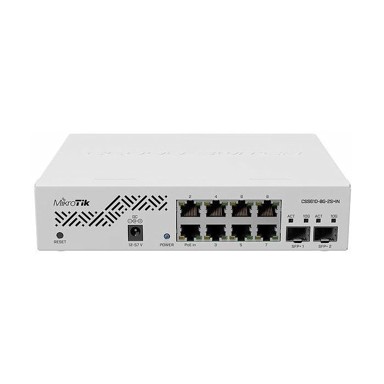 MIKROTIK Preklopnik Cloud Smart Switch 610-8G-2S+IN, 8xGbE, 2xSFP