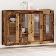 Zidni ormari, 2 komada, konstruirano drvo, stari drvo