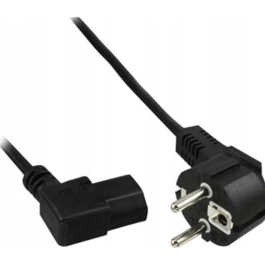 INLINE Kabel za napajanje 16752E, C13-CEE7/7, 5 m, crna