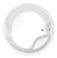 POLYSAN Hidromasažna kada, Royal round, 172x172x49 cm, Active Hydro, kromirana