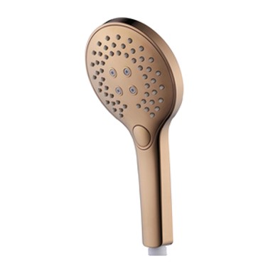 INTER CERAMIC Tuš ručica, 3 funkcije, 12 cm, ABS, rose gold