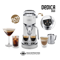 DELONGHI Aparat za kavu Dedica Duo 890.WI, bijeli