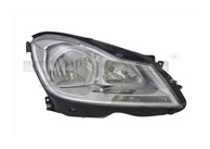 TYC Far MERCEDES 204 C 07-14 lijevi 11- H7/H7 krom 20-12980-05-2