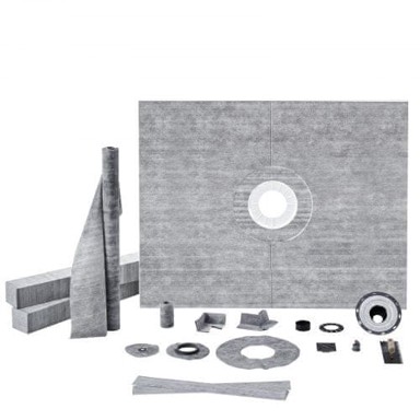 VEVOR Set za tuš kanalicu JQ-4860P, 1524x1219x28 mm, siva