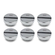 ALPHACOOL Čep Eiszapfen G1/4, krom, 6 komada