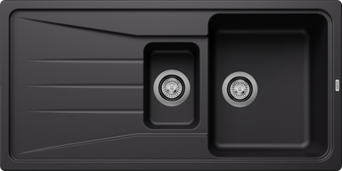 BLANCO Sudoper SONA 6 S SILGRANIT bez pribora, bez dalj. upr. - crni